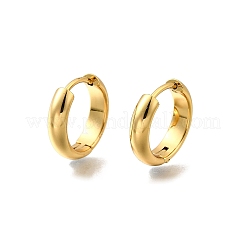 304ステンレススチールフープピアス  リング  ゴールドカラー  16x4mm&nbsp;EJEW-Z123-01B-G