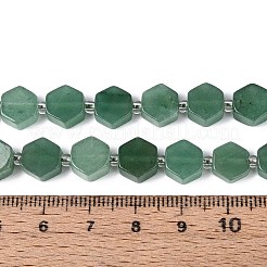 Естественный зеленый авантюрин бисер нитей G-P534-A17-02