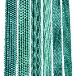 Непрозрачный сплошной цвет имитация нефрита стеклянные бусины пряди&nbsp;EGLA-A044-P1mm-D31