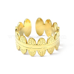 Ионное покрытие (ip) 304 нержавеющая сталь звезда открытое манжетное кольцо&nbsp;RJEW-L109-029G