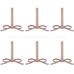 6 Stück Schleifenzubehör aus Kunstleder&nbsp;DIY-CL0001-64A