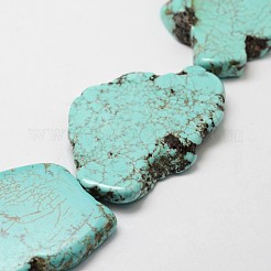 Бусины из натурального магнезита G-P228-29