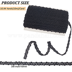 10 м полиэстеровая плетеная кружевная лента DIY-WH0491-45B