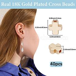 40 шт. матовые бусины из сплава FIND-BBC0004-09