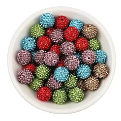 Pave disco бусины RB-Q195-14mm-M