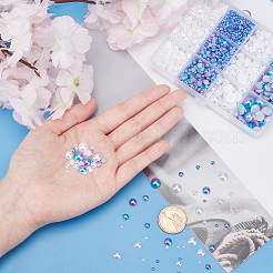 Кабошоны из искусственного жемчуга из АБС-пластика и акрила&nbsp;SACR-PH0006-06