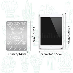 Трафареты для резки металла из нержавеющей стали ко дню святого валентина DIY-WH0289-090