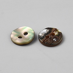 Botones de concha de 2 orificio&nbsp;BUTT-WH0030-71C