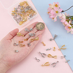 60 шт. 10-х стилевых латунных зажимных скоб KK-ME0002-25