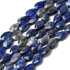 Нитки бусины из натурального ляписа-лазури G-B159-A03