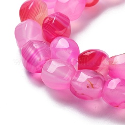 Натуральные полосатые агатовые бусы&nbsp;G-G172-02B