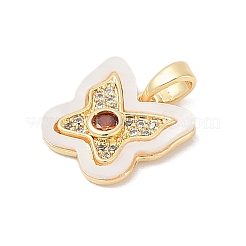 Латунные микро проложить кубического циркония подвески&nbsp;KK-Q030-01B-G