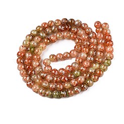 Волочильный треск бисер пряди GLAA-N006-8mm-08