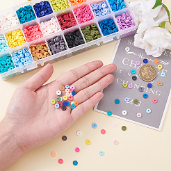 Бусины из полимерной глины  CLAY-PH0001-13-6mm