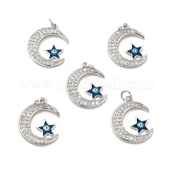 Латунные микро проложить кубического циркония подвески&nbsp;KK-E068-VB422