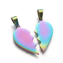 Pendentifs fendus en acier inoxydable 304&nbsp;STAS-F214-01M