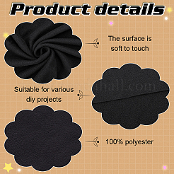 Двухсторонняя полиэфирная флисовая ткань&nbsp;DIY-WH0504-295B