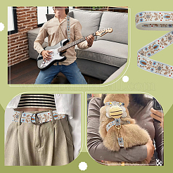 Лента из полиэстера в этническом стиле&nbsp;OCOR-WH0101-107B