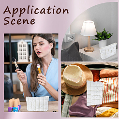 Квадратные текстурированные косметички из искусственной кожи на молнии&nbsp;AJEW-WH20022-56B