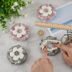 4 шт. двухцветный чехол для дверной ручки из полиэстера&nbsp;DIY-FG0007-09