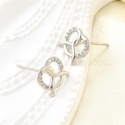 Серьги-гвоздики из циркония EJEW-M103-04P