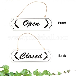 Закрытый и открытый знак&nbsp;HJEW-CN0001-02