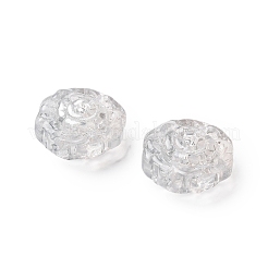 Spruzzare perle di vetro trasparente dipinte&nbsp;GLAA-D038-01D
