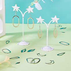 20 шт. 5 стиля подвески из нержавеющей стали 201 с открытой задней частью STAS-YS0001-09