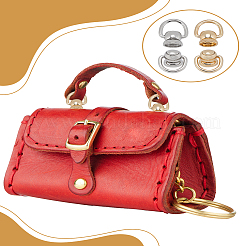 12 комплект 2-х цветных заклепок из сплава и железа с шариками&nbsp;FIND-LP0004-06