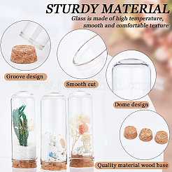 Купол из прозрачного стекла AJEW-CP0005-90A