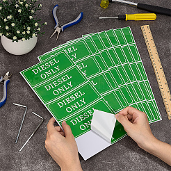 12 лист водонепроницаемых ПВХ предупреждающих наклеек&nbsp;DIY-OC0014-63C