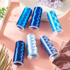 6 рулон велюровой пряжи 6 цветов&nbsp;AJEW-TA0002-70B