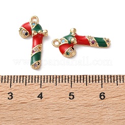 Pendentifs avec zircon cubiques à micro-pavés en laiton&nbsp;X1-KK-D420-01G-03