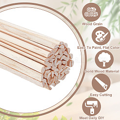 50 Stück Holz-Bastelstäbchen&nbsp;DIY-OC0013-82B