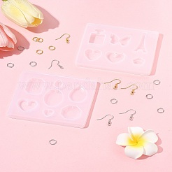 Наборы для изготовления сережек с подвесками своими руками DIY-FS0008-24