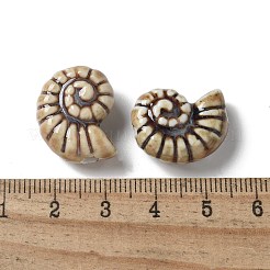 Фарфоровые бусины ручной работы PORC-L080-F16