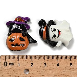 Кабошоны из непрозрачной смолы на Хэллоуин CRES-D315-01