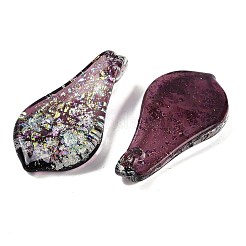 Lampwork großen Anhänger&nbsp;FOIL-K003-01A