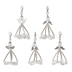 5 шт. подвеска из искусственного жемчуга из АБС-пластика HJEW-JM03632