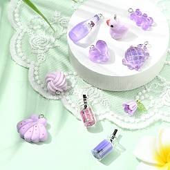 10шт 10 стиля подвески из смолы&nbsp;RESI-YW0003-36