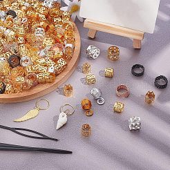 Витые волосы спираль дреды бусины FIND-NB0001-58