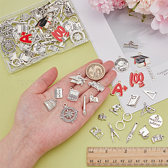 Подвески из сплава с эмалью выпускного сезона&nbsp;FIND-WR0012-32