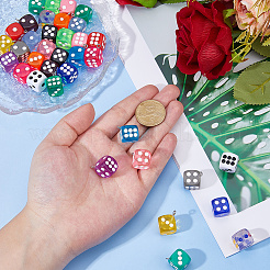 36шт 18 цвета подвески из прозрачной и непрозрачной смолы&nbsp;RESI-DC0001-51