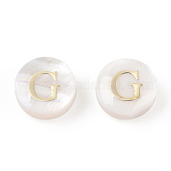 Perles de coquillages naturels d'eau douce&nbsp;SHEL-N036-01G