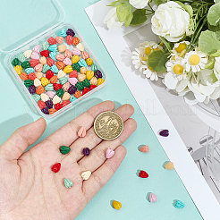 96 шт. 12-х цветные синтетические коралловые и смоляные бусины CORA-GO0001-02