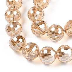 Гальванические стеклянные бусины&nbsp;EGLA-R041-10mm-09