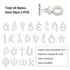 48 шт. 24 стиля подвески из нержавеющей стали 304 STAS-UN0023-47
