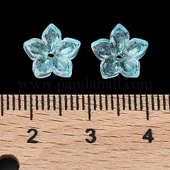 Gefärbte und erhitzte Glasperlenkappen&nbsp;GLAA-Z019-02C