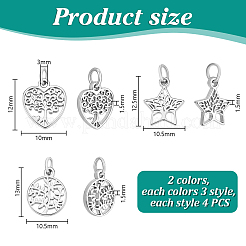 Латунь подвески&nbsp;KK-PH0012-96