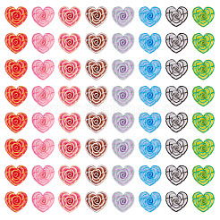 Bedruckte Cabochons aus undurchsichtigem Harz&nbsp;CRES-TA0001-72B